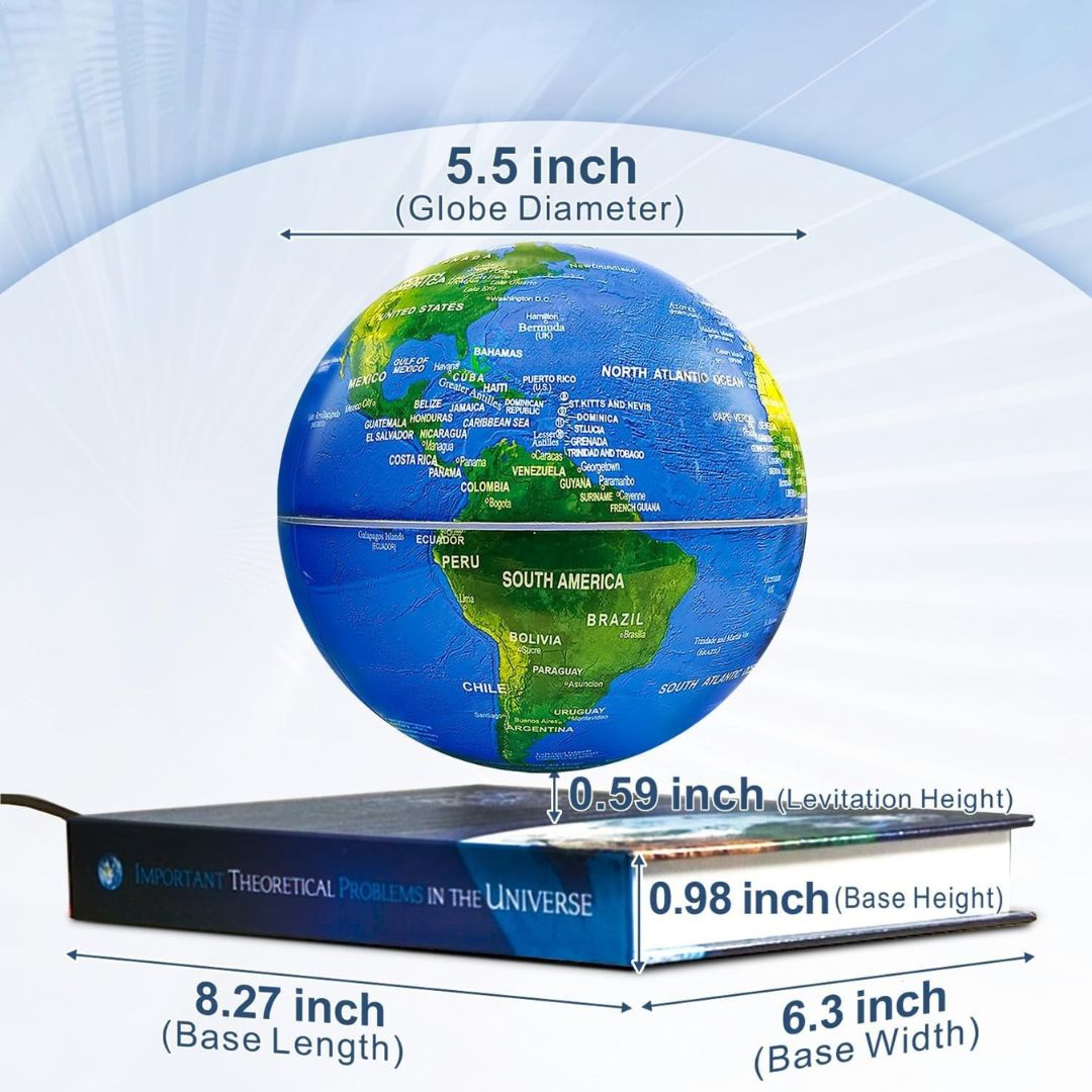 FloatGeo™ Levitating Globe – Defy Gravity, Display Wonder