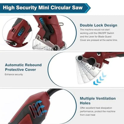 CutSwift™ Mini Saw - Compact Power for Precision Cuts