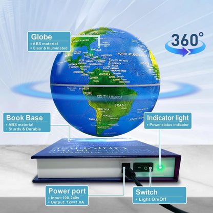FloatGeo™ Levitating Globe – Defy Gravity, Display Wonder
