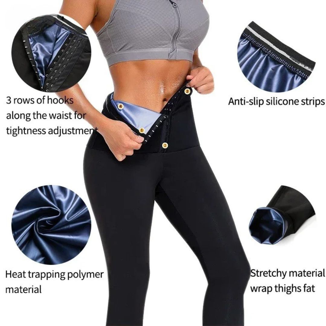 ThermoSculpt™ Sauna Pants – Sweat, Slim & Tone Effortlessly