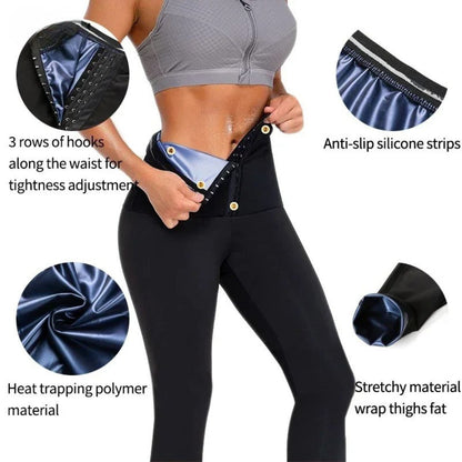 ThermoSculpt™ Sauna Pants – Sweat, Slim & Tone Effortlessly